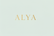 ALYA Logo — Mint Green Wordmark Only